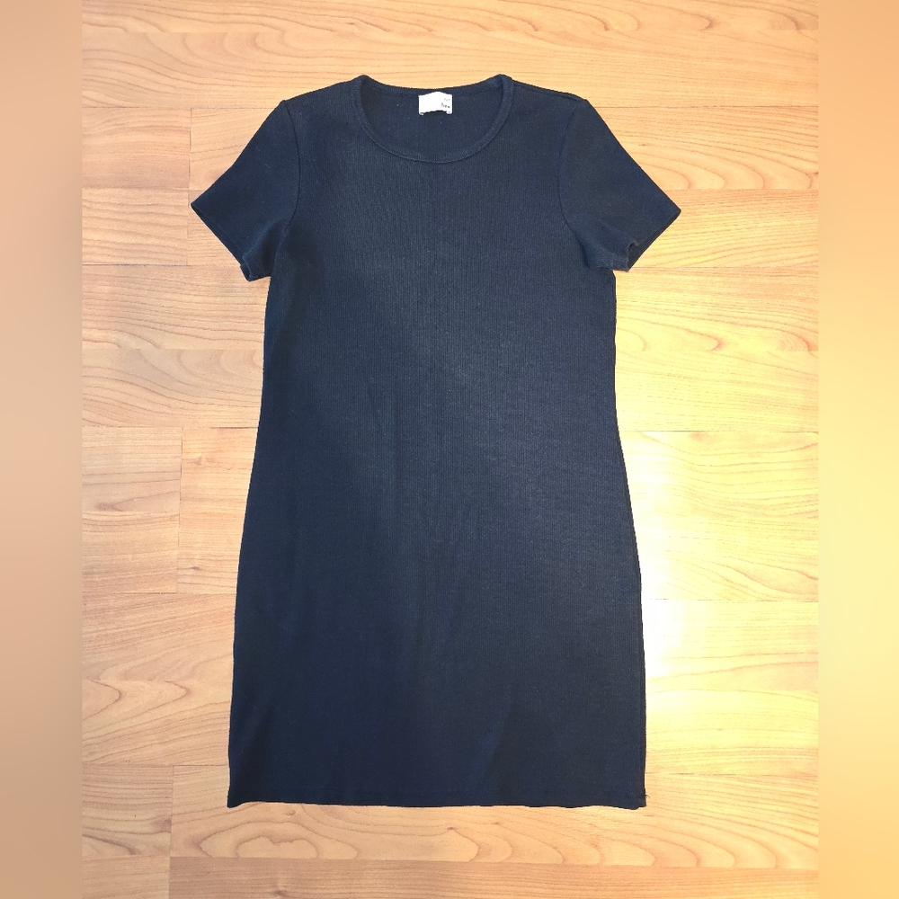 Wilfred Free OASIS DRESS Aritzia Wilfred Classic Black Mini Dress Large - Picture 5 of 10